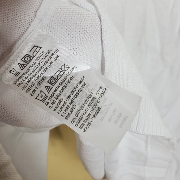 Isaac Mizrahi Liz White Cardigan Women's Size XS - Picture 8 of 9